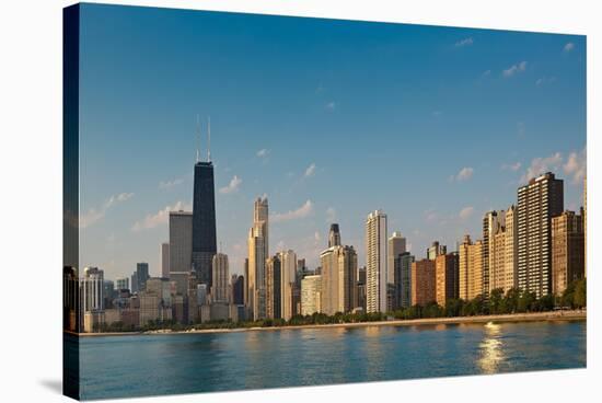 Lakeshore Chicago Skyline-Steve Gadomski-Stretched Canvas