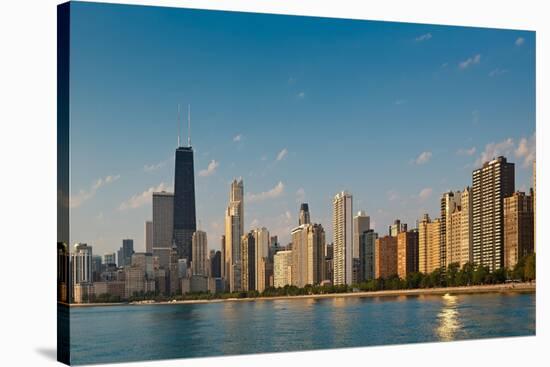 Lakeshore Chicago Skyline-Steve Gadomski-Stretched Canvas