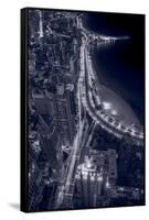 Lakeshore Drive Aloft BW Cool Toned-Steve Gadomski-Framed Stretched Canvas