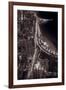 Lakeshore Drive Aloft BW Warm Toned-Steve Gadomski-Framed Photographic Print