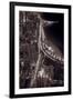 Lakeshore Drive Aloft BW Warm Toned-Steve Gadomski-Framed Photographic Print