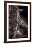 Lakeshore Drive Aloft BW Warm Toned-Steve Gadomski-Framed Photographic Print