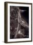 Lakeshore Drive Aloft BW Warm Toned-Steve Gadomski-Framed Photographic Print