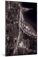 Lakeshore Drive Aloft BW Warm Toned-Steve Gadomski-Mounted Photographic Print