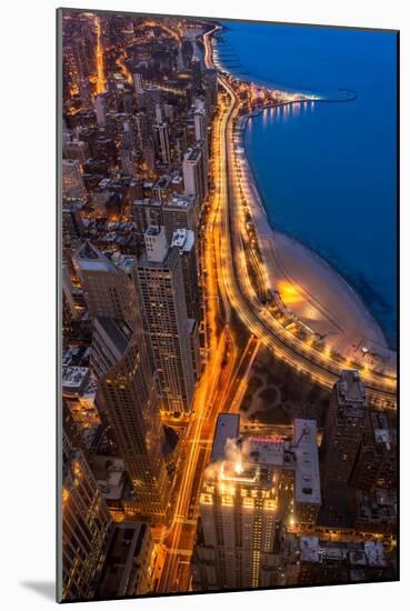 Lakeshore Drive Aloft-Steve Gadomski-Mounted Photographic Print