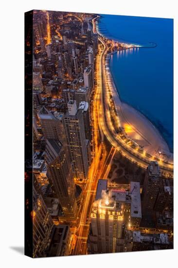 Lakeshore Drive Aloft-Steve Gadomski-Stretched Canvas