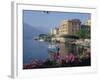 Lakeside Architecture, Bellagio, Lake Como, Lombardia, Italy-Christina Gascoigne-Framed Photographic Print