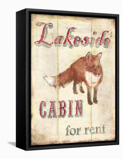 Lakeside Cabin-Catherine Jones-Framed Stretched Canvas