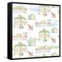 Lakeside Days Pattern VIA-Sue Schlabach-Framed Stretched Canvas