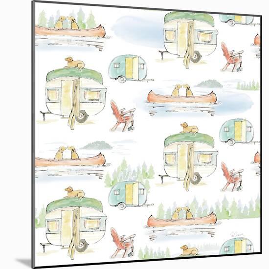 Lakeside Days Pattern VIA-Sue Schlabach-Mounted Art Print