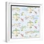 Lakeside Days Pattern VIB-Sue Schlabach-Framed Art Print