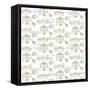 Lakeside Days Pattern VIIA-Sue Schlabach-Framed Stretched Canvas