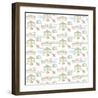 Lakeside Days Pattern VIIA-Sue Schlabach-Framed Art Print