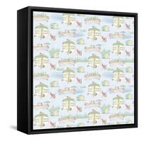 Lakeside Days Pattern VIIB-Sue Schlabach-Framed Stretched Canvas