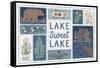 Lakeside Days VI-Laura Marshall-Framed Stretched Canvas