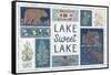 Lakeside Days VI-Laura Marshall-Framed Stretched Canvas