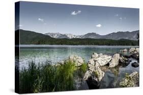 Lakeside Eibsee-By-Stretched Canvas