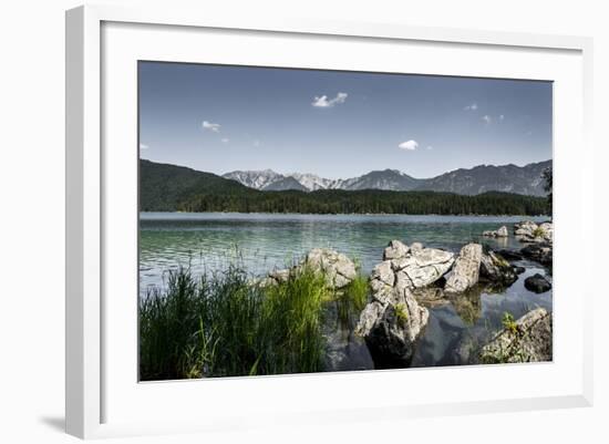 Lakeside Eibsee-By-Framed Photographic Print