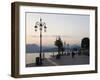 Lakeside Evening at Lazise, Lake Garda, Veneto, Italy, Europe-James Emmerson-Framed Photographic Print