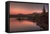 Lakeside Evening Glow, Sierra Nevada-Vincent James-Framed Stretched Canvas