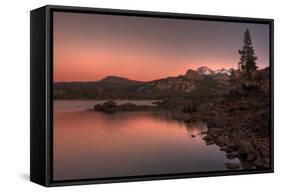 Lakeside Evening Glow, Sierra Nevada-Vincent James-Framed Stretched Canvas