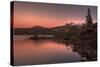 Lakeside Evening Glow, Sierra Nevada-Vincent James-Stretched Canvas