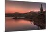 Lakeside Evening Glow, Sierra Nevada-Vincent James-Mounted Photographic Print