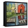 Lakeside Farm-Tim Nyberg-Framed Stretched Canvas