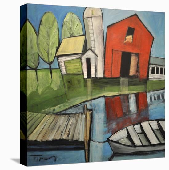 Lakeside Farm-Tim Nyberg-Stretched Canvas