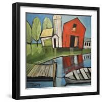 Lakeside Farm-Tim Nyberg-Framed Premium Giclee Print