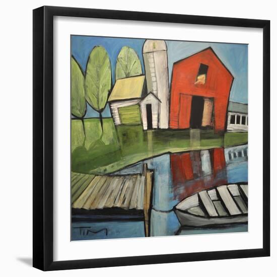 Lakeside Farm-Tim Nyberg-Framed Premium Giclee Print