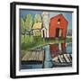 Lakeside Farm-Tim Nyberg-Framed Premium Giclee Print