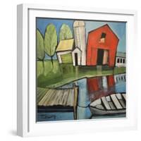 Lakeside Farm-Tim Nyberg-Framed Premium Giclee Print