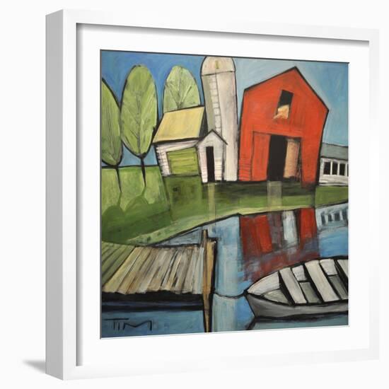 Lakeside Farm-Tim Nyberg-Framed Premium Giclee Print