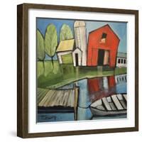 Lakeside Farm-Tim Nyberg-Framed Giclee Print