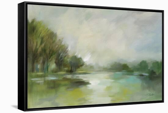 Lakeside Fog-Silvia Vassileva-Framed Stretched Canvas