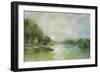 Lakeside Fog-Silvia Vassileva-Framed Premium Giclee Print