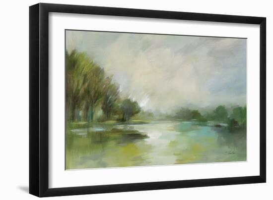 Lakeside Fog-Silvia Vassileva-Framed Art Print