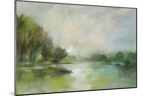 Lakeside Fog-Silvia Vassileva-Mounted Art Print