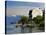 Lakeside Hotel, Lac Leman, Evian-Les Bains, Haute-Savoie, France, Europe-Richardson Peter-Stretched Canvas