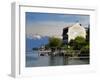 Lakeside Hotel, Lac Leman, Evian-Les Bains, Haute-Savoie, France, Europe-Richardson Peter-Framed Photographic Print