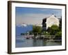 Lakeside Hotel, Lac Leman, Evian-Les Bains, Haute-Savoie, France, Europe-Richardson Peter-Framed Photographic Print