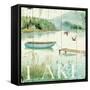 Lakeside II-Daphne Brissonnet-Framed Stretched Canvas