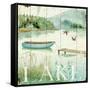 Lakeside II-Daphne Brissonnet-Framed Stretched Canvas