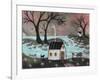 Lakeside Isle 1-Karla Gerard-Framed Giclee Print