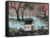 Lakeside Isle 1-Karla Gerard-Framed Stretched Canvas