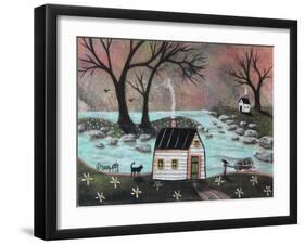 Lakeside Isle 1-Karla Gerard-Framed Giclee Print