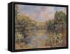 Lakeside Landscape, C. 1889-Pierre-Auguste Renoir-Framed Stretched Canvas