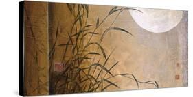 Lakeside Moonrise-Don Li-Leger-Stretched Canvas