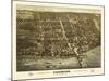 Lakeside, Ohio - Panoramic Map-Lantern Press-Mounted Art Print